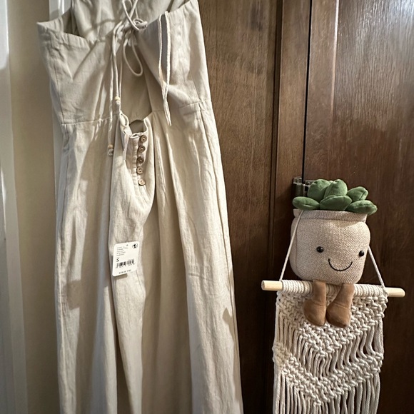 NWT Free People Size S- Francesca midi dress in ivory - Picture 11 of 11